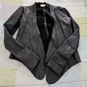 Ya-ya waterfall leather jacket